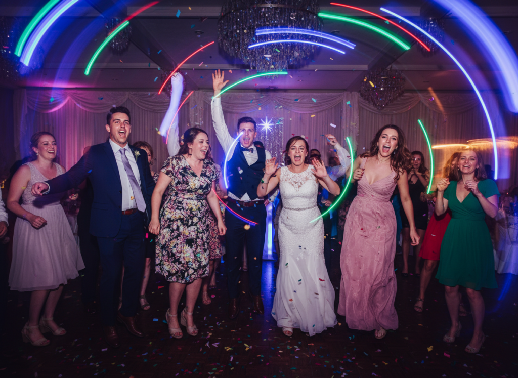 pov action wedding photography 2026 dance floor candid