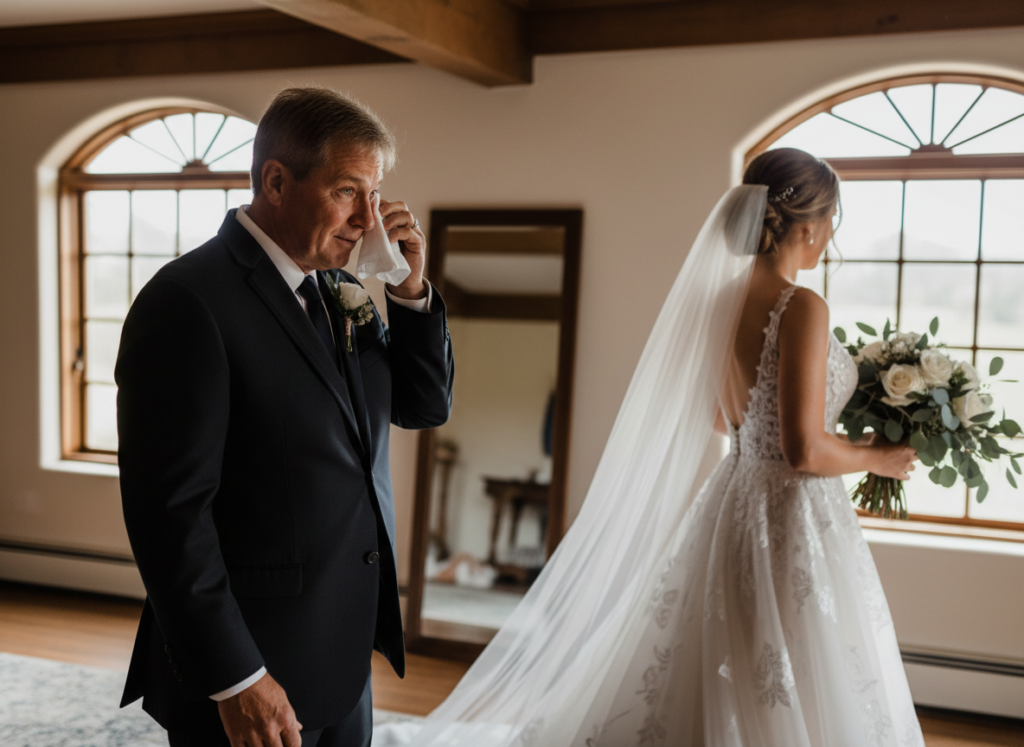 documentary wedding photography 2026 emotional father bride candid moment
