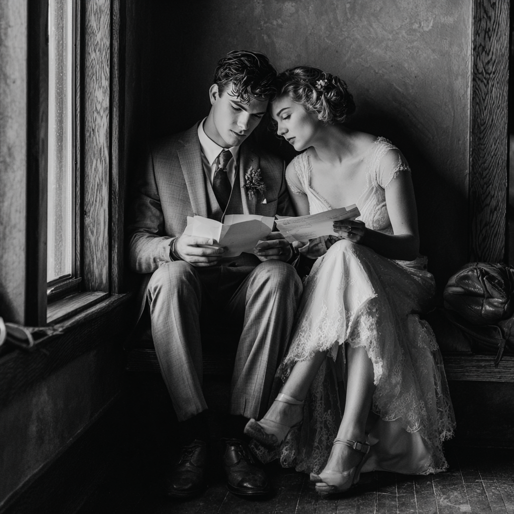 wedding film audio moment with letter reading